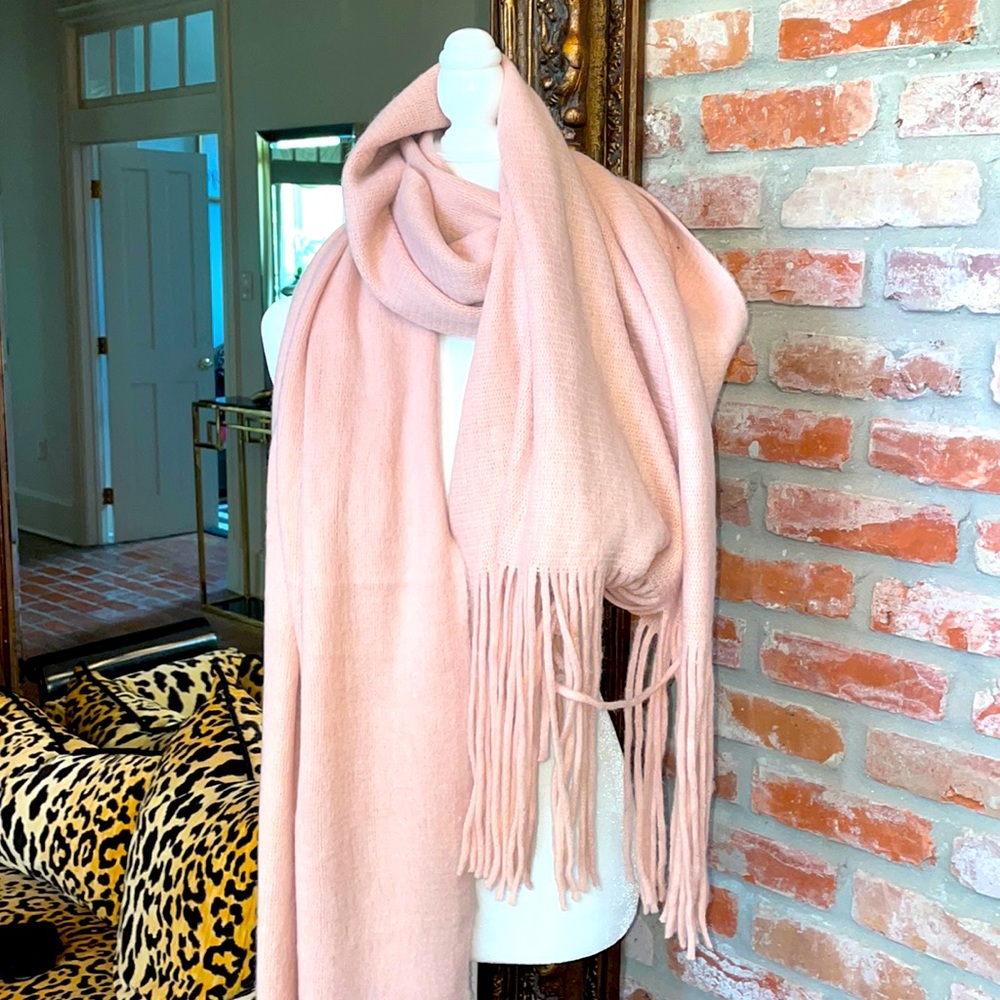 FREE PEOPLE blush scarf
